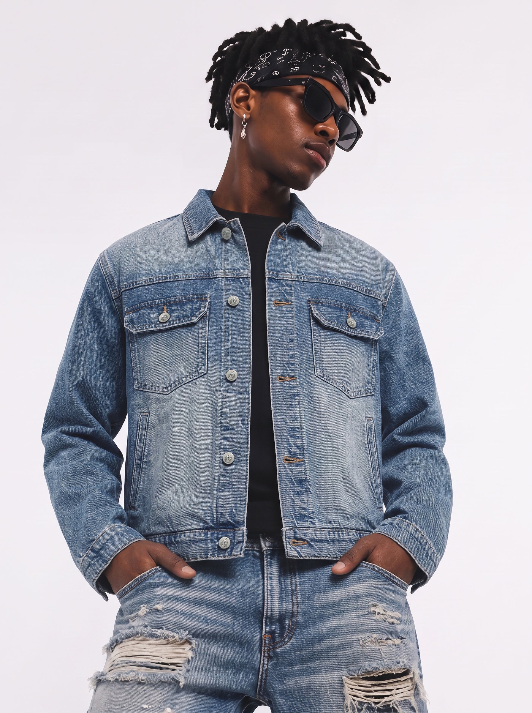 Denim Jacket B81 | Wholesale Denim Jackets – Jeanius