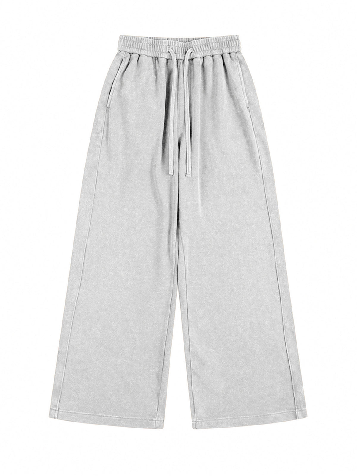 A3507 vintage straight-leg sweatpants in Washed Gray, front product view