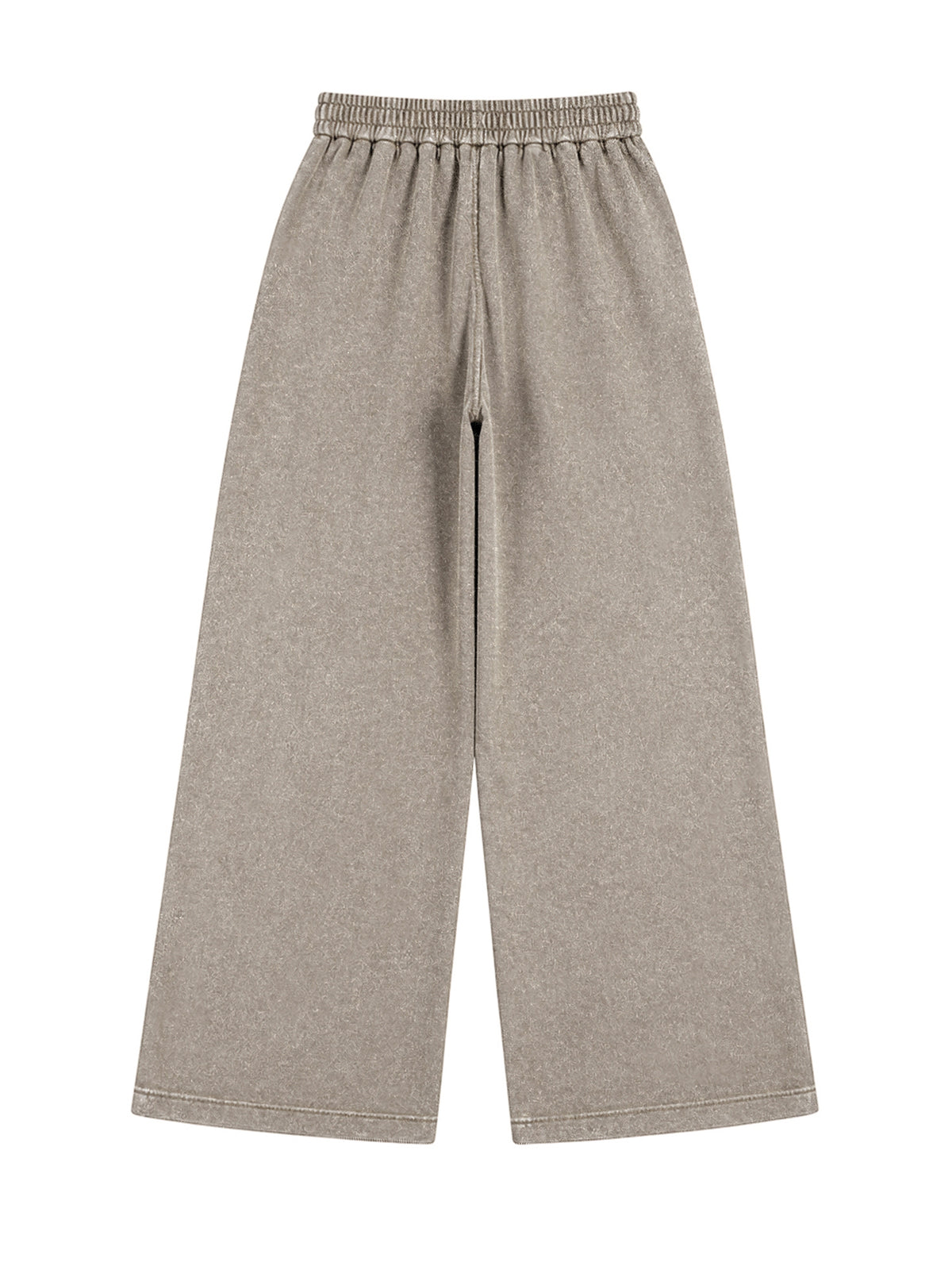 A3507 vintage straight-leg sweatpants in Washed Light Brown, back product view