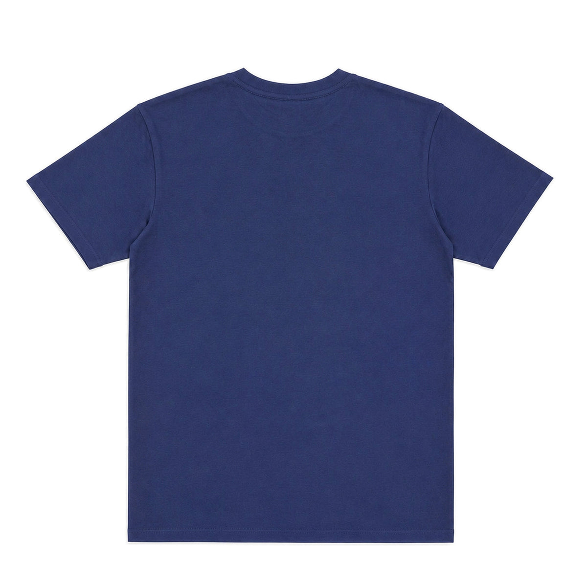 US001 basic T-shirt in Navy, back product view