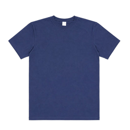 US001 basic T-shirt in Navy, front product view