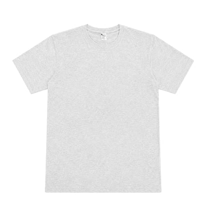 US001 basic T-shirt in LightGray, front product view
