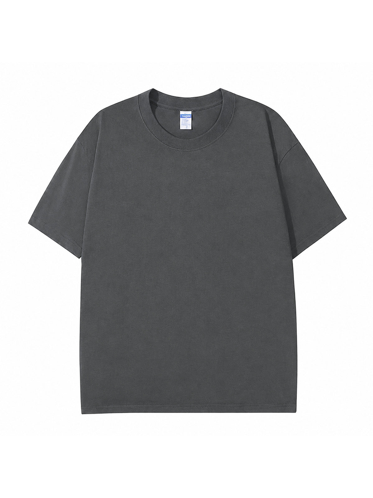 C23011 crewneck T-shirt in DarkGray, front product view