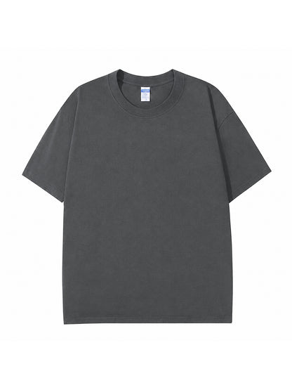 C23011 crewneck T-shirt in DarkGray, front product view