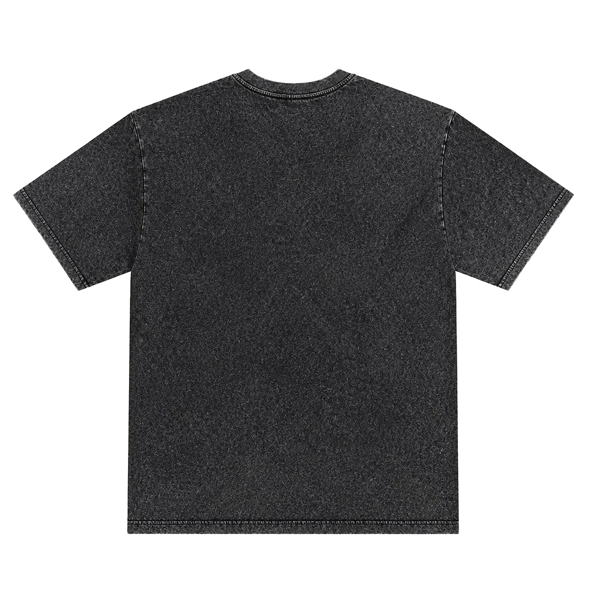 US005 vintage washed T-shirt in Washed Black, back product view
