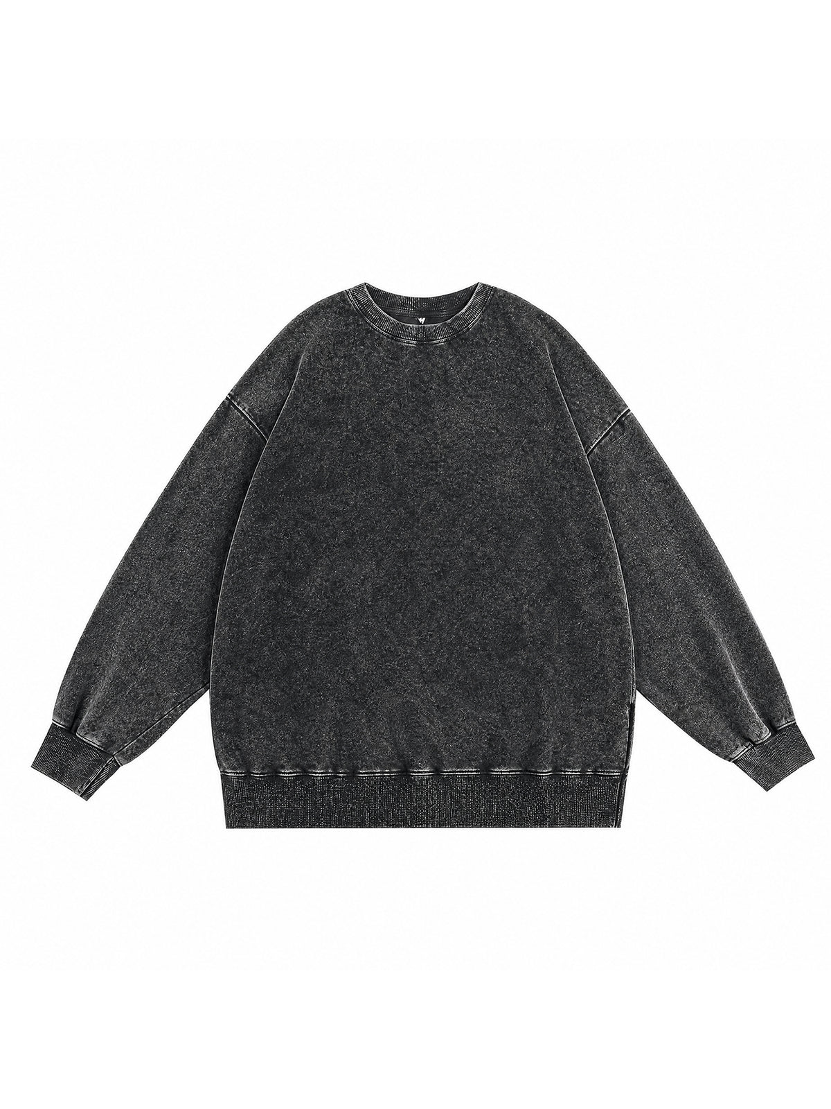 Y3505 vintage crewneck sweatshirt in Washed Black, front product view