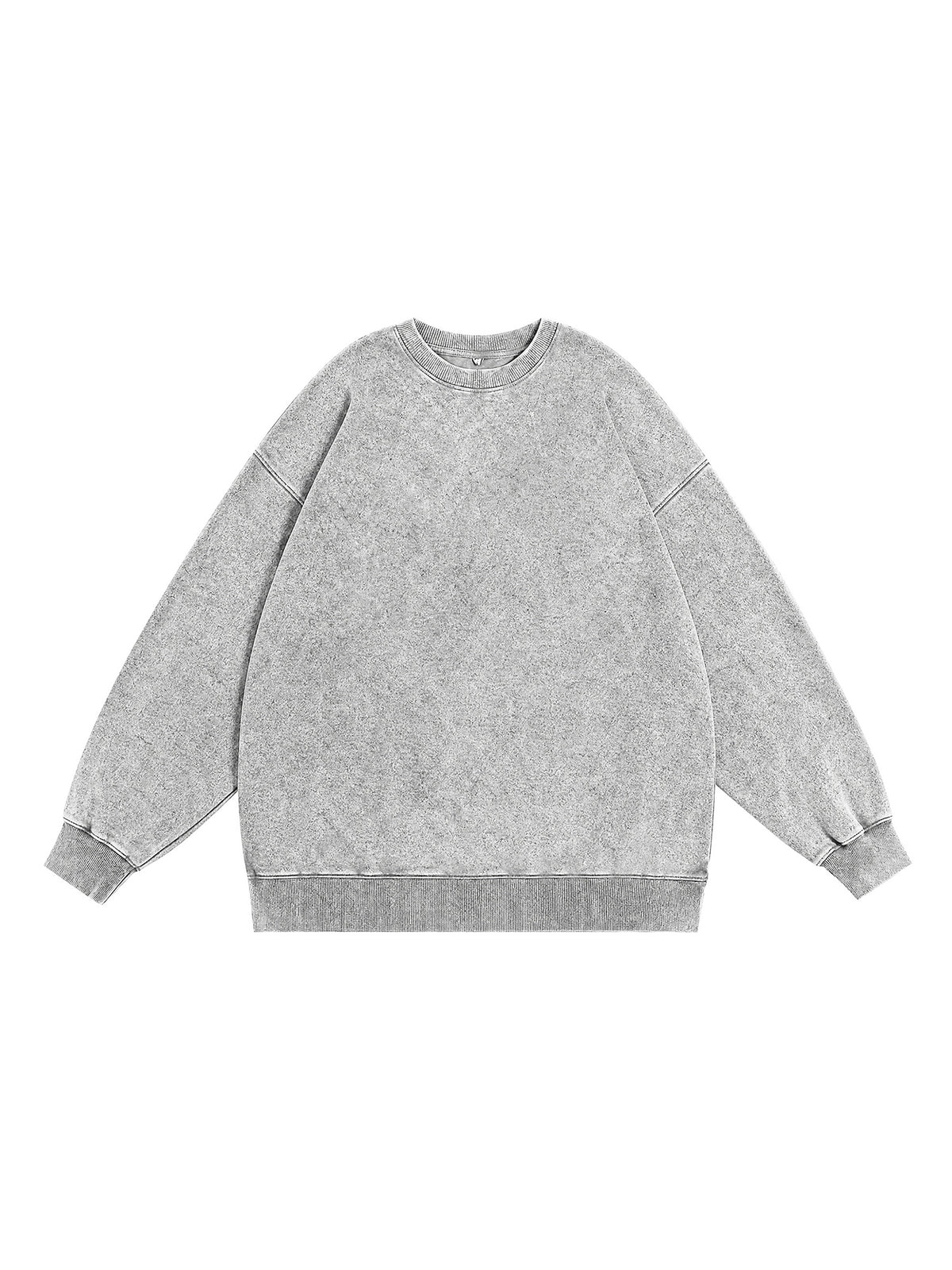 Y3505 vintage crewneck sweatshirt in Washed Gray, front product view